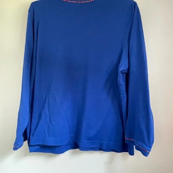 Hampshire Studio Snow snowman long sleeve Tee Shirt - Sz 1x - Picture 7 of 7